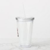 コーヒー中毒の牛 アクリルタンブラー (左)