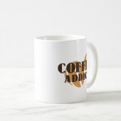 コーヒー中毒コーヒーマグ コーヒーマグカップ (正面右)