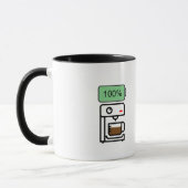 コーヒー中毒デザイン マグカップ (左)