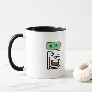コーヒー中毒デザイン マグカップ