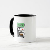 コーヒー中毒デザイン マグカップ (正面左)