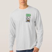 コーヒー中毒デザイン Tシャツ (正面)