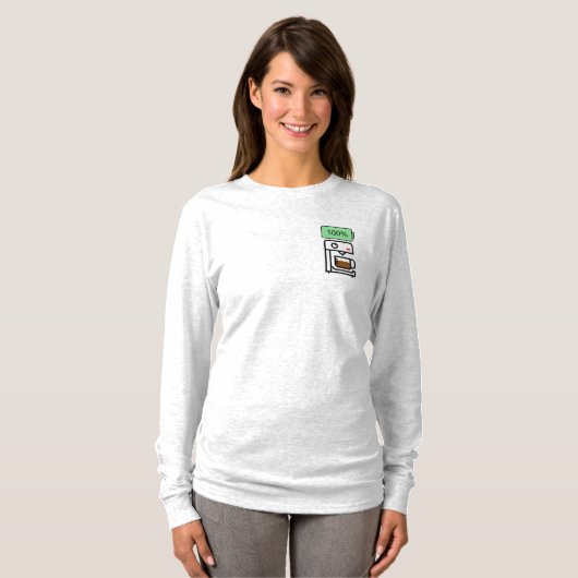 コーヒー中毒デザイン Tシャツ (正面フル)
