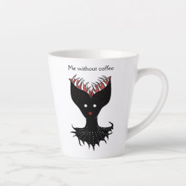 コーヒー中毒性気味悪い悪魔 カフェラテマグ
