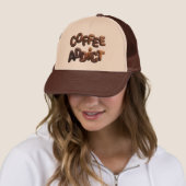 コーヒー中毒者のトラッカー帽子 楽しいコーヒー愛好家へのギフト キャップ (インサイチュ)
