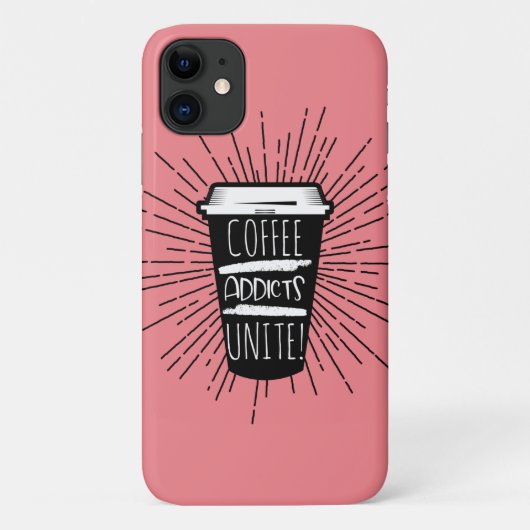コーヒー中毒者の大同団結 Case-Mate iPhoneケース (裏面)