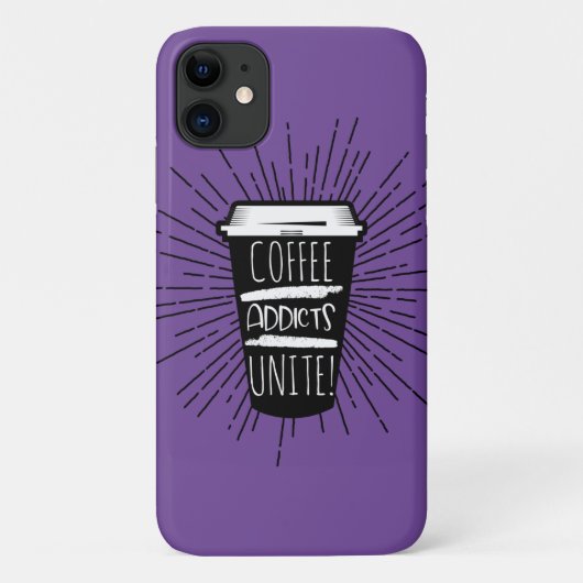 コーヒー中毒者の大同団結 Case-Mate iPhoneケース (裏面)