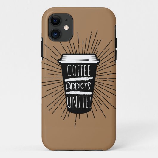 コーヒー中毒者の大同団結 Case-Mate iPhoneケース (裏面)