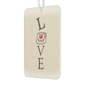 コーヒー中毒者の車の空気清浄機 カーエアーフレッシュナー (左)