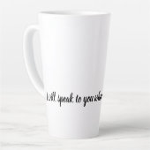 コーヒー中毒者 カフェラテマグ (左アングル)