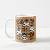 コーヒー中毒者 コーヒーマグカップ (左)