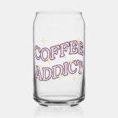 コーヒー中毒者 | スパークリーレトロ ガラス缶 (正面)