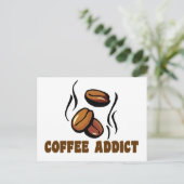 コーヒー中毒者 ポストカード (スタンド正面)