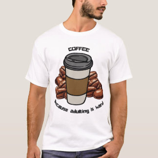 コーヒー中毒者 Tシャツ
