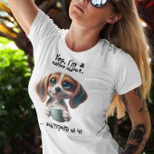 コーヒー中毒者 Tシャツ