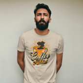 コーヒー中毒者 Tシャツ