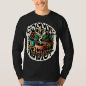 コーヒー中毒者 Tシャツ (正面)