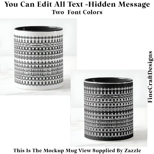 コーヒー中毒隠しメッセージおもしろいノベルティ111B マグカップ