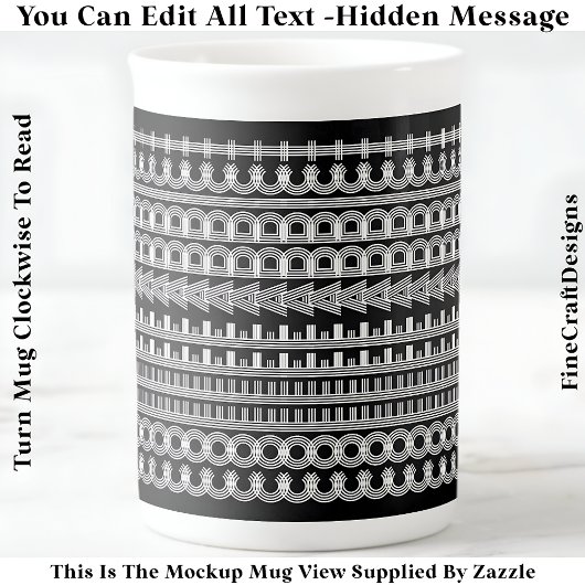 コーヒー中毒隠しメッセージおもしろいノベルティ111W ボーンチャイナマグカップ