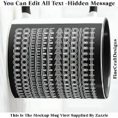 コーヒー中毒隠しメッセージおもしろいノベルティ111W マグカップ