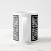コーヒー中毒隠しメッセージ面白いノベルティ 111W ジャンボコーヒーマグカップ (裏面)