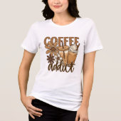 コーヒー中毒。 トライブレンドTシャツ (正面)