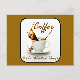 コーヒー中毒 ポストカード