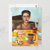 コーヒー中毒 ポストカード (正面/裏面)