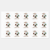 コーヒー中毒 ラベル (シート)