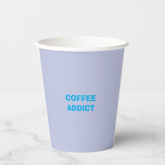 コーヒー中毒 紙コップ (正面)