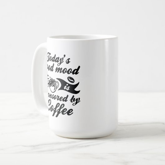 コーヒー主催の コーヒーマグカップ (正面左)