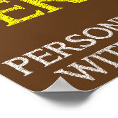 コーヒー人向けポスタおもしろいーサイン ポスター (角)