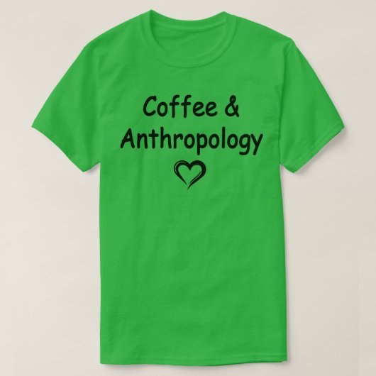 コーヒー人類学7 Tシャツ (デザイン正面)
