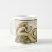 コーヒー人魚 コーヒーマグカップ (正面左)