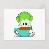 コーヒー付きサラダ ポストカード (正面)