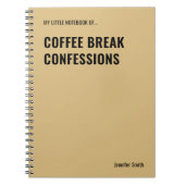 コーヒー休憩おもしろい室 ノートブック (正面)