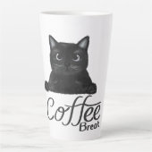 コーヒー休憩の時間! カフェラテマグ (正面)