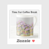コーヒー休憩の時間 シール (シート)
