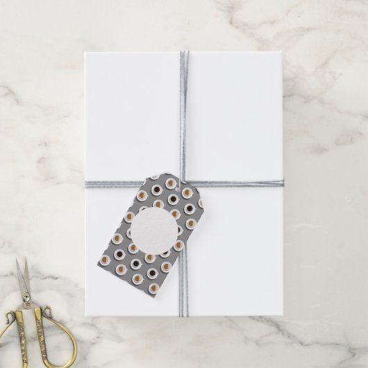 コーヒー休憩。 ギフトタグ (より糸付き)