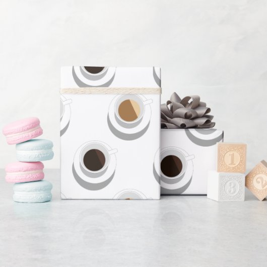 コーヒー休憩。 ラッピングペーパー (ベビーシャワー)