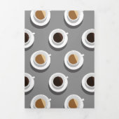 コーヒー休憩。 三つ折り招待状 (カバー)