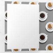 コーヒー休憩。 三つ折り招待状 (内部最初)