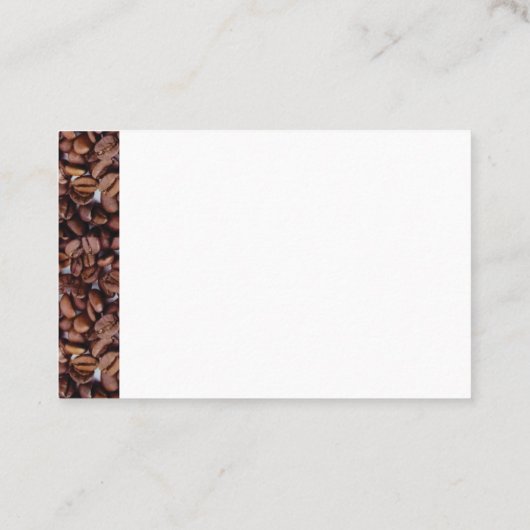 コーヒー会社カフェ 名刺 (裏面)