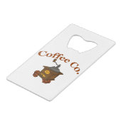 コーヒー会社 クレジットカード栓抜き (裏面アングル)