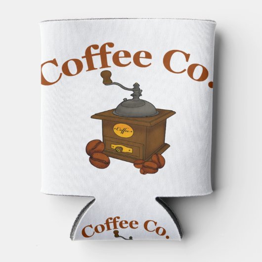 コーヒー会社 缶クーラー (正面)