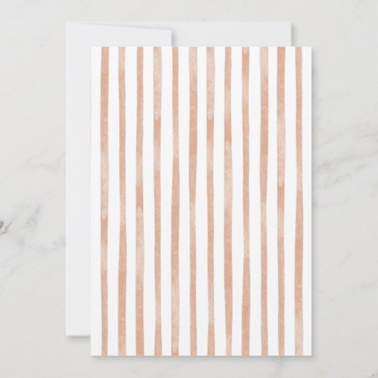 コーヒー何か甘いものは赤ちゃんシャワーを醸造している 招待状 (裏面)