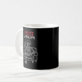 コーヒー余命 コーヒーマグカップ (正面左)
