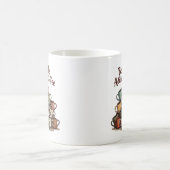 コーヒー依存症スケルトンマグ コーヒーマグカップ (中央)