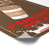 コーヒー依存症駐車場のみ ポスター (角)