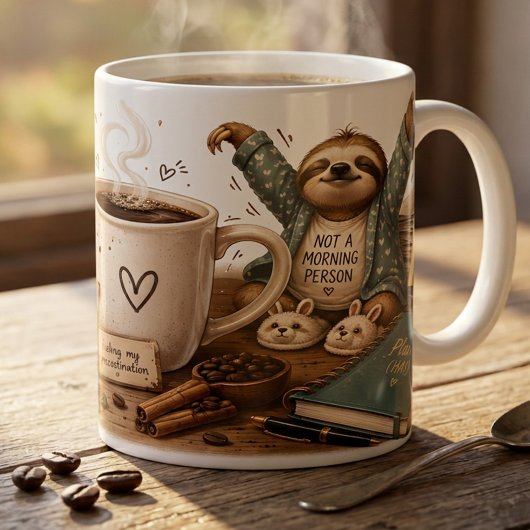 コーヒー優先。 大人になるのはその後 面白いコーヒー名言 コーヒーマグカップ